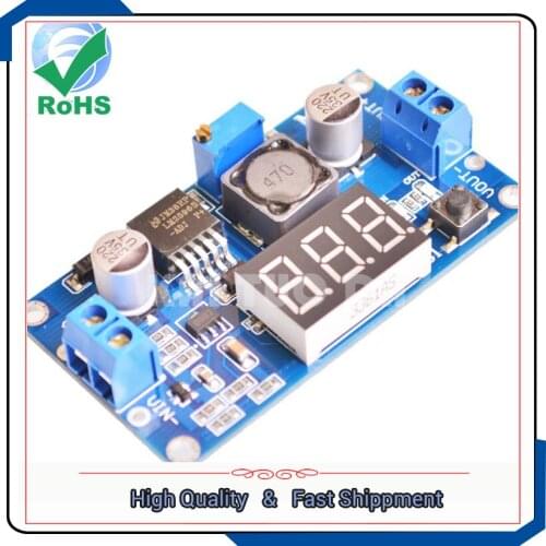 LM2596 DC-DC step-down buck Adjustable converter with Digital Voltmeter Display LM2596S Regulated Power Supply Module