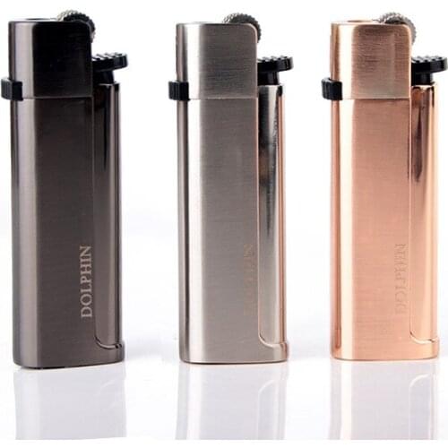 Retro GuanCigarette Lighter Cigar Jet Torch Lighter Windproof Refillable Butane Gas Lighter Gadgets for men
