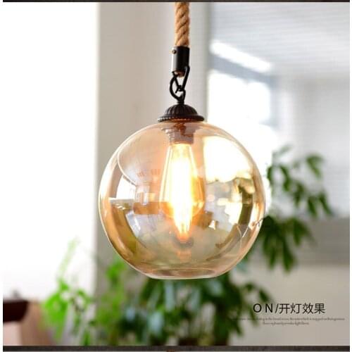 Nordic style Restaurant Glass Chandelier Personality Designer Record Lighting Room Dining room Attic The study Lamps and lantern