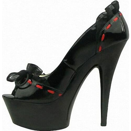 15CM Single Shoes Dance Shoes Leopard Print Satin And Black / Lace Sandals With 6 Inch Stiletto Heel And Sexy Party Shoes