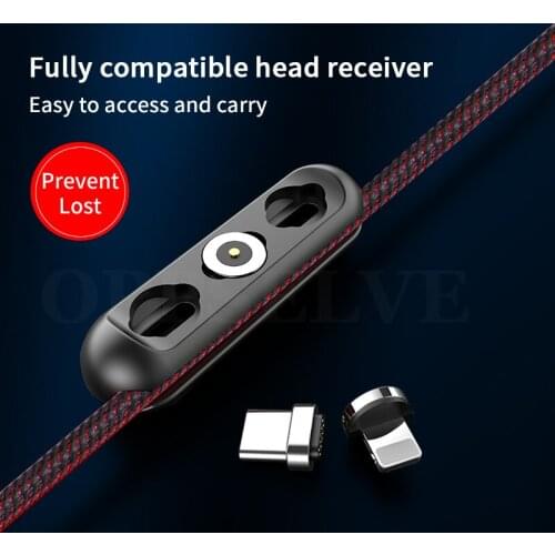 Universal Magnetic Cable Plugs Case Portable Storage Box Magnet Charger Plugs for iPhone Micro USB Type C Connector Storage Case