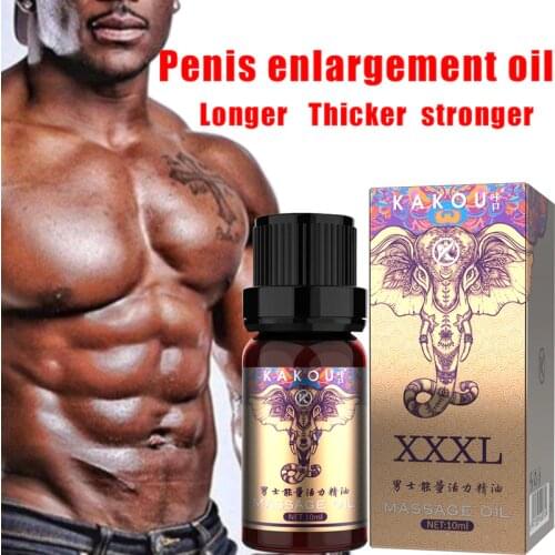 Penis Thickening Growth Man Massage Oil Cock Erection Enhance Men Health Care Penile Growth Bigger Enlarger Essential Oil 10ml