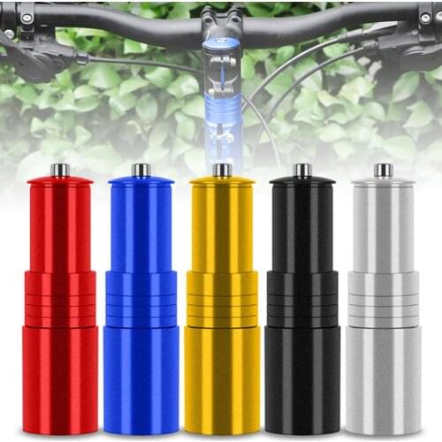 Bike Fork Stem Riser Extender Extension Bicycle Cycling Bike Stem Head- Up Raiser Handlebar Riser Height Adjustable Adapter