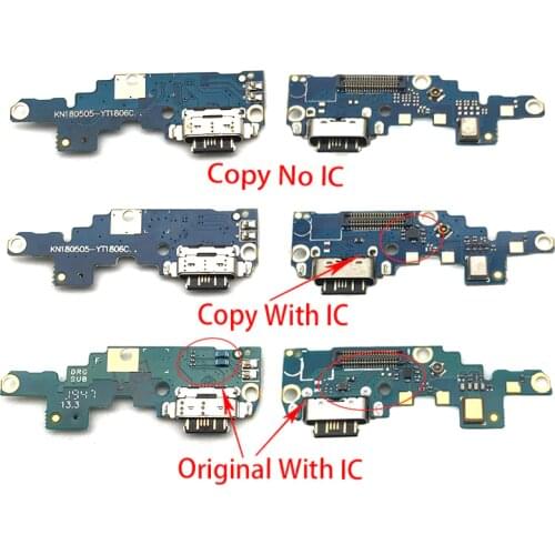 For Nokia X6/ 6.1 Plus TA-1099/1103 USB Micro Charger Charging Port Dock Connector Microphone Board Flex Cable