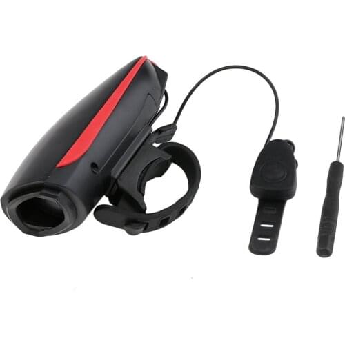 140db Bicycle Bell Electric Cycling Handlebar Horn Loud Outdoor Alarm Bell For Safety Night Riding Bike Accessories USB Recharge