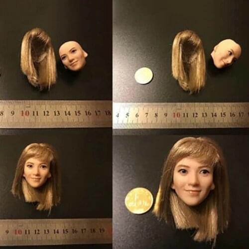 1/6 Wig Model Hair Transplant kit Fit 1/6 Female Head Sculpt Toy