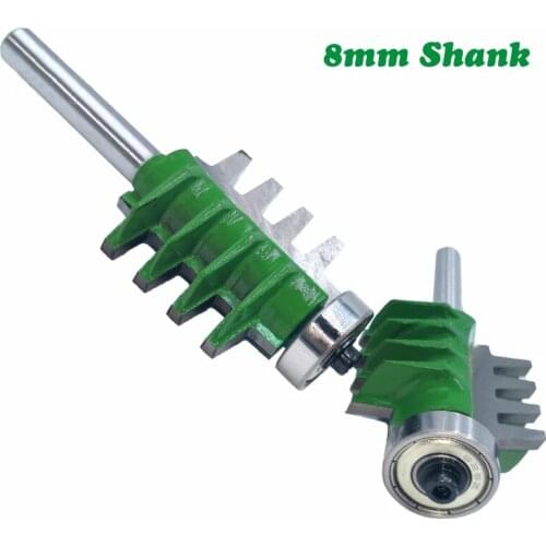 1pc Router T-Type Drill Bit 45# Steel 8mm Shank Finger Board Glue Milling Cutter Woodworking Drilling Groove Tool