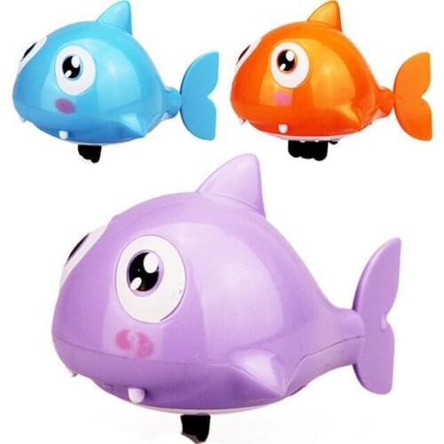 1pcs Cartoon Animal Clockwork Dabbling Toys Baby Kids Water Fun Game Colorful Cute Hippos Crocodile Seahorse Children Bath Toys