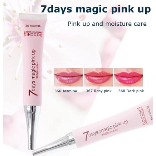 Goochie 7 Day Magic Lip Pink Up Lip Gloss Permanent Makeup After Care Repair Gel With 10pcs