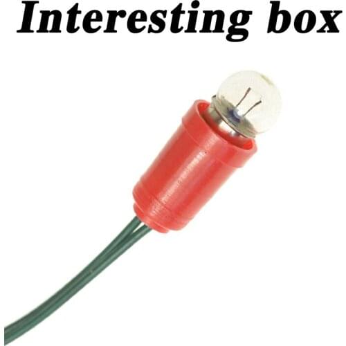 2.5V round head small light bulb experimental lamp base + small lamp set