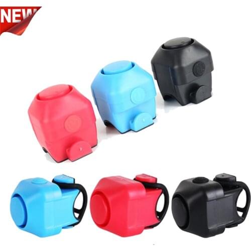 2021 Bike Electronic Loud Horn Alert Ring 130DB Warning Electric Bell Siren Bicycle Handlebar Alarm Ring Cycling Accessories