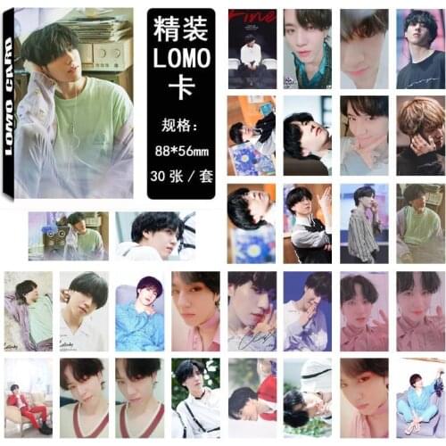30pcs/set K-pop GOT7 photocard YuGyeom Single 01 Fashion high quality GOT7 Album Photo card stationery set Promotion