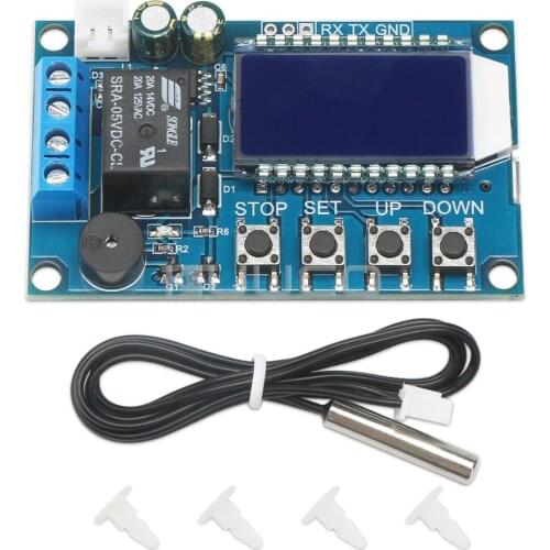 5 PCS/LOT Control Board/Controller DC 6~30V 9V 12V 24V Digital Thermostat -50~110 Celsius Degrees Temperature Control Switch