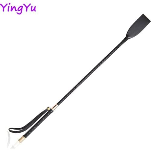 60/30CM PU Leather Spanking Paddle Long Whip Flirting BDSM Bondage Sex Toys For Woman Adults Role Play SM Products