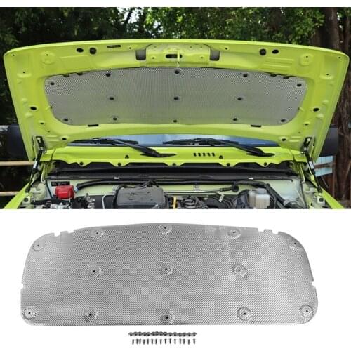 Aluminiun Foil Car Engine Heat Sound Noise Insulation Absorb Padding Shield For Suzuki Jimny 2019 2020 Hood Pad Dampening Mat