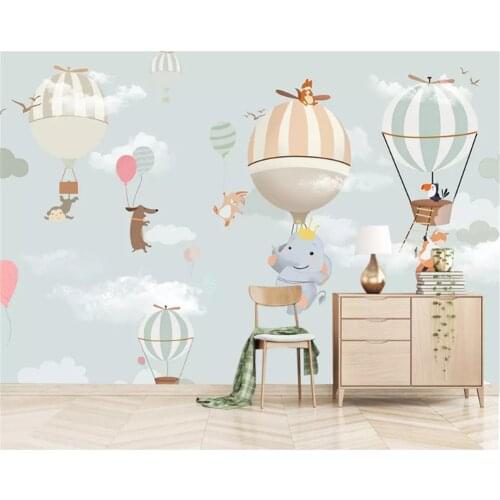 Beibehang Nach größe Fantasie mode stereo klassische tier ballon schlafzimmer wohnzimmer wand papier papel de parede 3d tapete