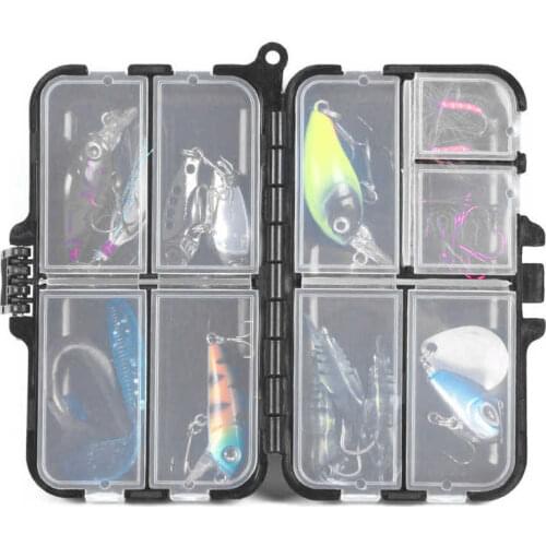 9 Compartments Bait Storage Case Fishing Tackle Box Detachable Rigs Hook Bait Lure Storage Organizer Fishing Accessories