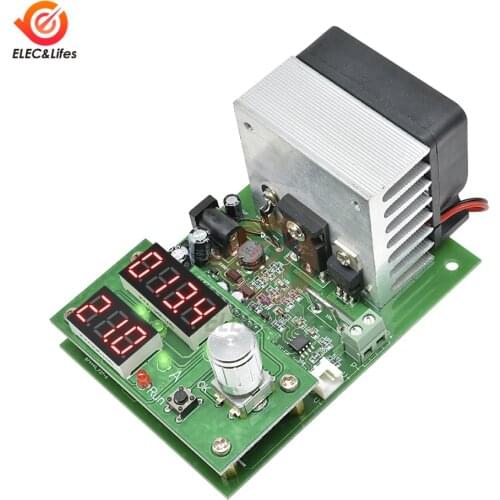 60W 30V 0~9.99A Constant Current Electronic Load LCD Digital Display Discharge Battery Capacity Meter Tester with Heat sink fan