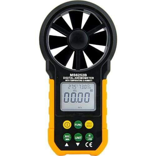 MS6252B USB Digital Anemometer Air Flow Tester Meter