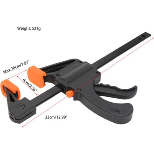 Wood Working Woodworking Bar F Clamp Grip Ratchet Release Squeeze DIY