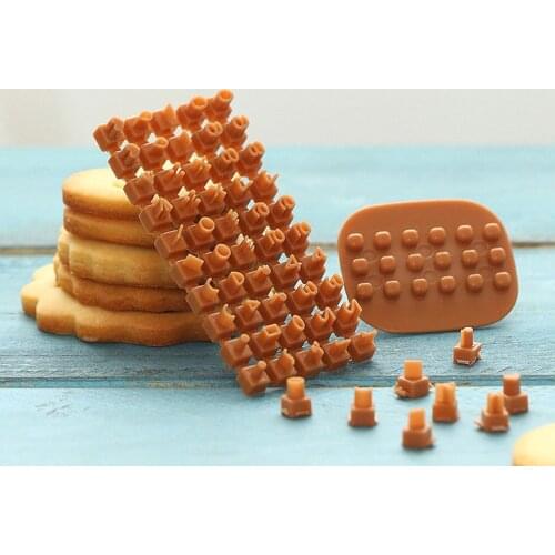 Letters Shaped Cookie Cutters Number Alphabet Fondant Mould Kitchen Cake Baking Mold Tools Cookie Press Embosser Cutter