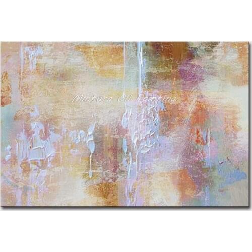 Mintura Hand Painted Oil Paintings on Canvas Abstract Expressionism Wall Picture for Living Room Home Decor Wall Art No Framed