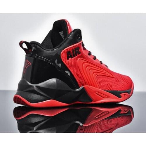 Big Size 36-46 Men Basketball Shoes Unisex Couple Basketball Sport Shoes Breathable Non-slip Sneakers for Women Athletic Trainer