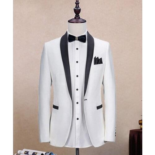 Blue Tuxedo Mens Suits Men 3 Pieces Formal Prom Blazer Shawl Lapel For Wedding Groom Man ( Jacket+Vest+Pants) Dinner Party Tuxe