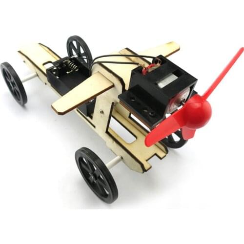 DIY Assembly Science Car Kit with Theory (4 Wheels) for Kids DIY Making