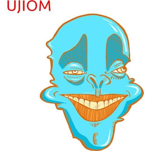 UJIOM Wallsticker Blue Boy Face Sticker Wallposter Lovely Animal Vinyl Wall Art Decal Home Decoration Wall Sticker Room Decor