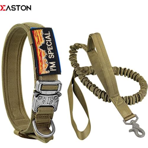 Training Dog Collar Control Handle Military Tactical Dog Collar Leash Medium Large Dog Collars Lead For German Shepard Walking