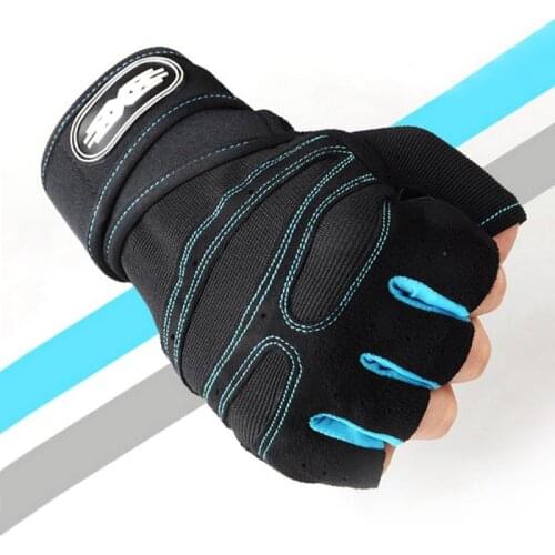Half Finger Fitness Gloves Heavyweight Sports Exercise Weight Lifting Gloves Building Training Sport Workout Glove Unisex