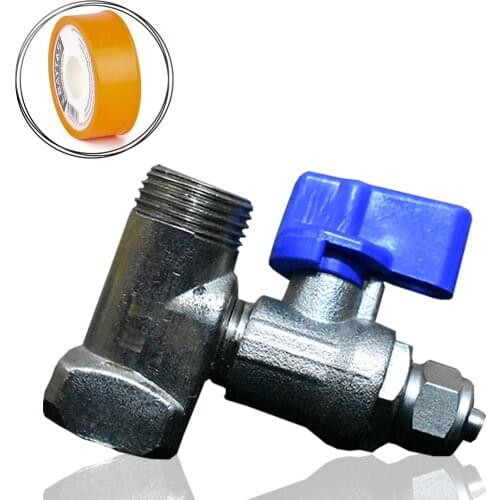 RO Feed Water Adapter 3/8 "to 1/4" Ball Valve Female Threaded Reverse Osmosis Faucet stainless Steel Tap