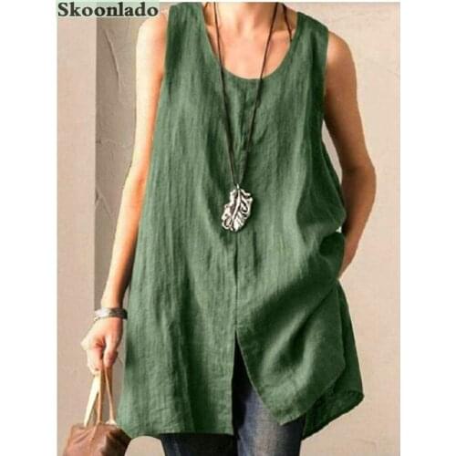 S-5XL plus oversize cotton linen sleeveless tops summer cool tops lady clothes casual good quality original design oversea hotse