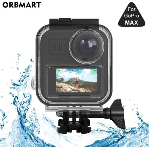 Touchscreen Waterproof Housing Case for GoPro MAX 360 Diving Protection Underwater Dive Cover for Go Pro Max Camera Accessories