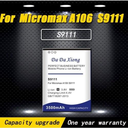 High quality 3500mAh Micromax S9111 Battery for Micromax A106 A92 A114 A115 A116 A117 A210 S9111 Q340 Q338 s9101 Phone battery