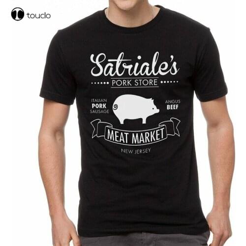 SatrialeS Pork Store T Shirt Funny Cotton Tee Vintage Gift For Men Women