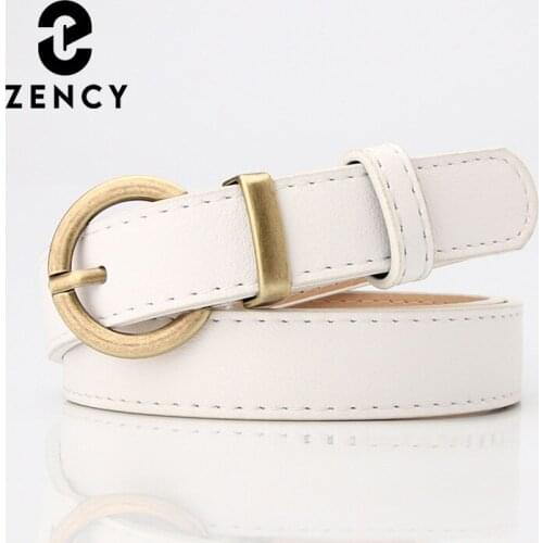 Zency Soft Pu Leather Waist Belt For Female Strap Casual All-match Ladies Adjustable Belts High Quality Womens Waistband