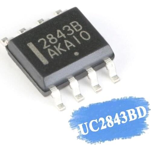 10pcs/lot UC2843BD1R2G UC2843B UC2843 2843B SOP-8