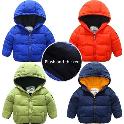 2020 kids winter coats girls boys Plush Velvet and Thicken winter outwear coat winter coat kids warm jacket girl coats winter