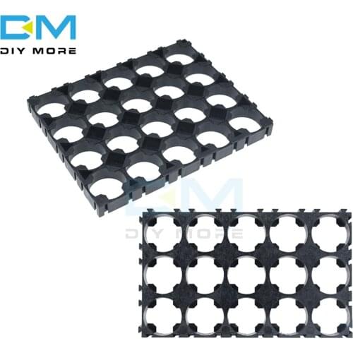 5Pcs 3X5 4x5 Cell Spacer Holder 18650 Lithium Battery Plastic Rack Batteries Radiating Shell Pack