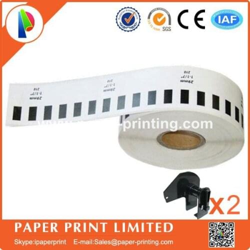 75 Refill Rolls Compatible DK-22210 Label 29mm*30.48M Continuous Compatible for Brother Label Printer White Paper DK2210
