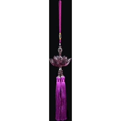 Car pendant men and women car glass lotus lotus car interior accessories rearview mirror pendant pendant pendant
