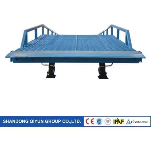 Qiyun Brand Factory Price 8T Hydraulic Yard Ramp Used for Container Loading, and Forklift Loading with CE/ISO