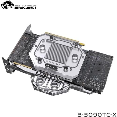 Bykski BackPlate Video Memory Water Block For NVIDIA RTX3090 All Brand Graphics Card Suit Air,Coolant Cooling Mount, B-3090TC-X