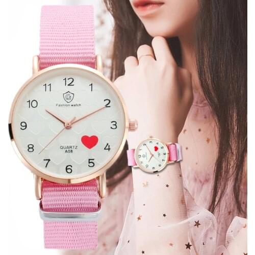 Watch Women Fashion Casual Nylon Strap Style Watches Simple Ladies' Small Dial Quartz Clock Dress Womens watches Reloj Mujer