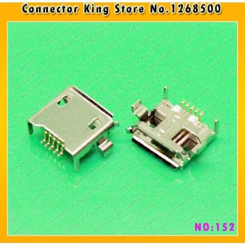ChengHaoRan 10-100PCS Micro 5pin USB connector repair parts for HP SLATE 7 2800 tablet,MC-152
