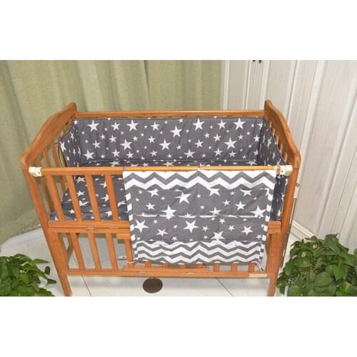 Baby Bedding Sets baby Bumpers Receive bag In the Crib For Newborn Cotton Linen Cot Bumper Baby Bed Protector Cortch To The Cot