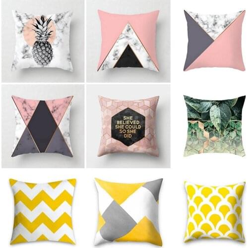 New Style Geometric Pillowcase Decorative Cushion For Sofa Printed Pillow Chair Car Cushion Home Decoration Living room decorat