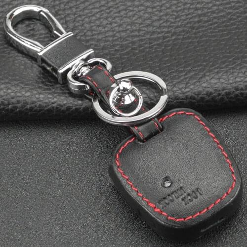 Kutery 10pcs/lot 1 Side Buttons Leather Remote Key Shell Case Cover For Toyota Carina Estima Harrier Previa Corolla Celica